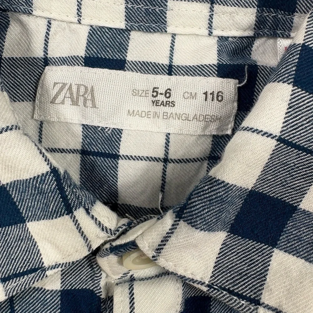 Zara checkered printed